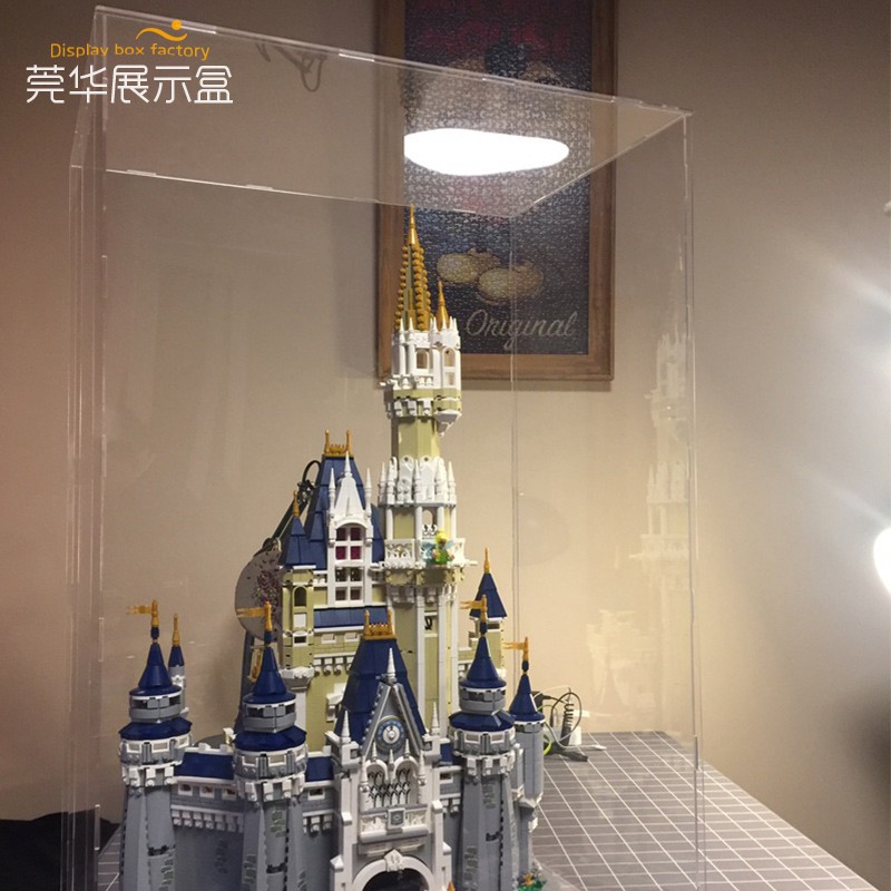 lego disney castle display case