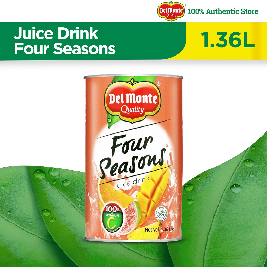 DEL MONTE Four Seasons Juice Drink for Refreshing Fruity Goodness - 1.36L #1