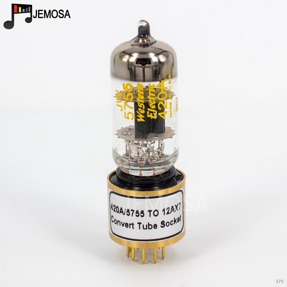 HIFI 1PC JW 5755 Western Electric 420A USA WE420 Vacuum Tube Adapter