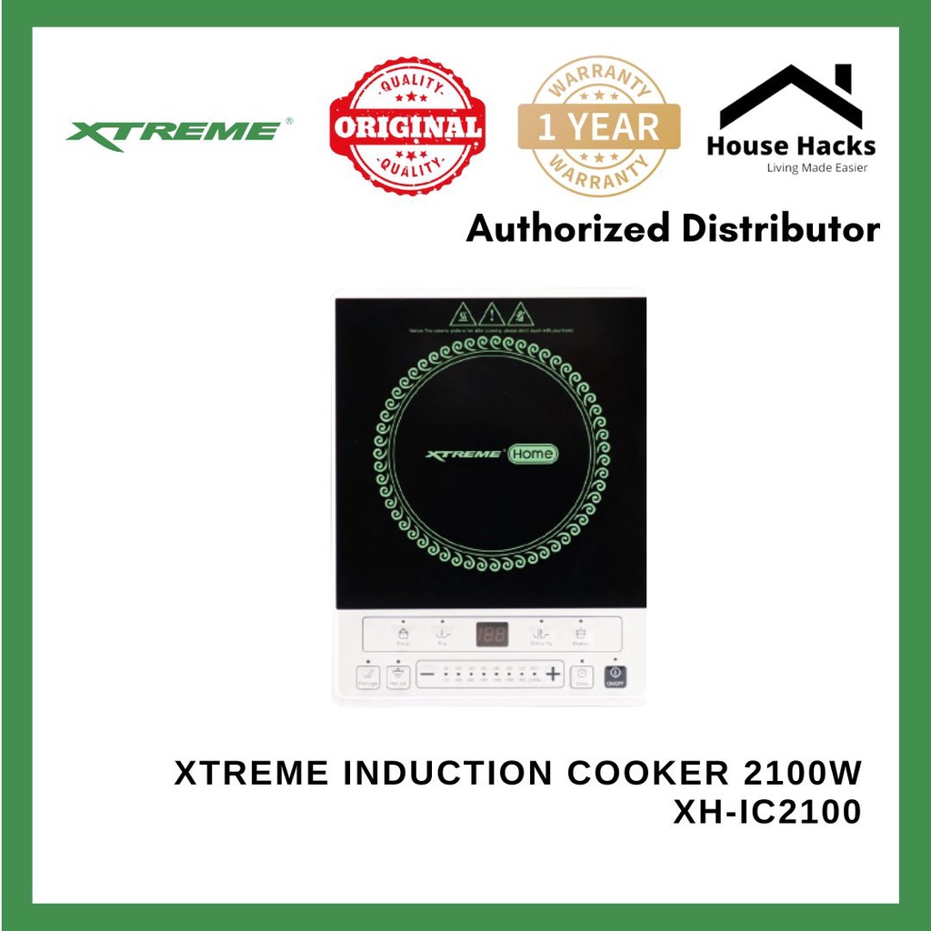 Xtreme Induction Cooker 2100w XHIC2100 (House Hacks) Shopee Philippines