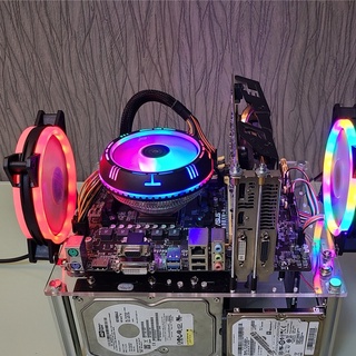 RGB AMD/Intel CPU Cooler Computer Case CPU Fan CPU Radiator CPU Heatsink For  PC Case Cooling Fan