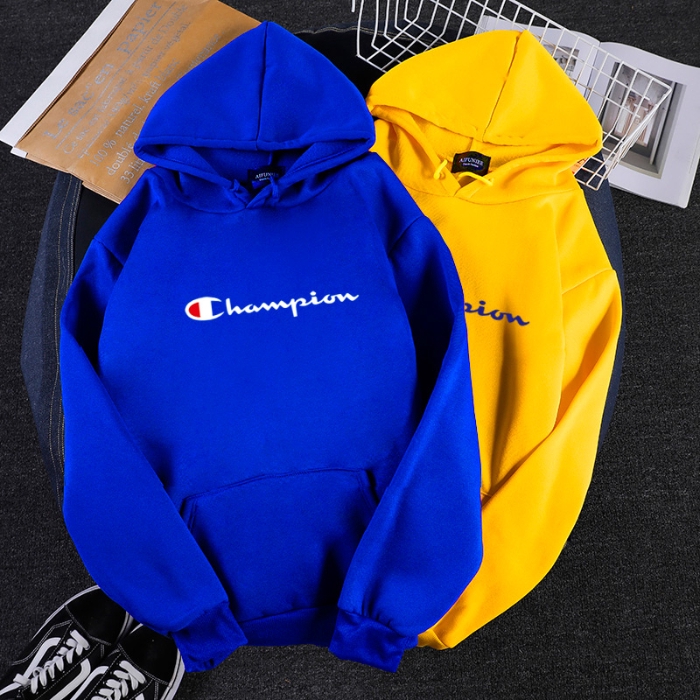 colorful champion hoodie