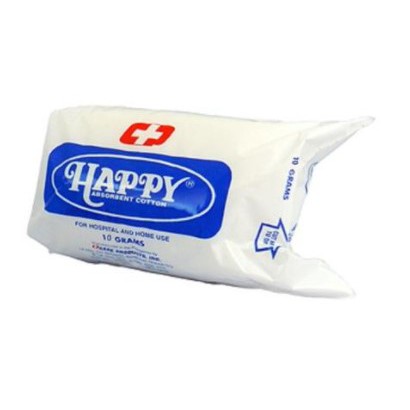 HAPPY Absorbent Cotton 10g | Shopee Philippines