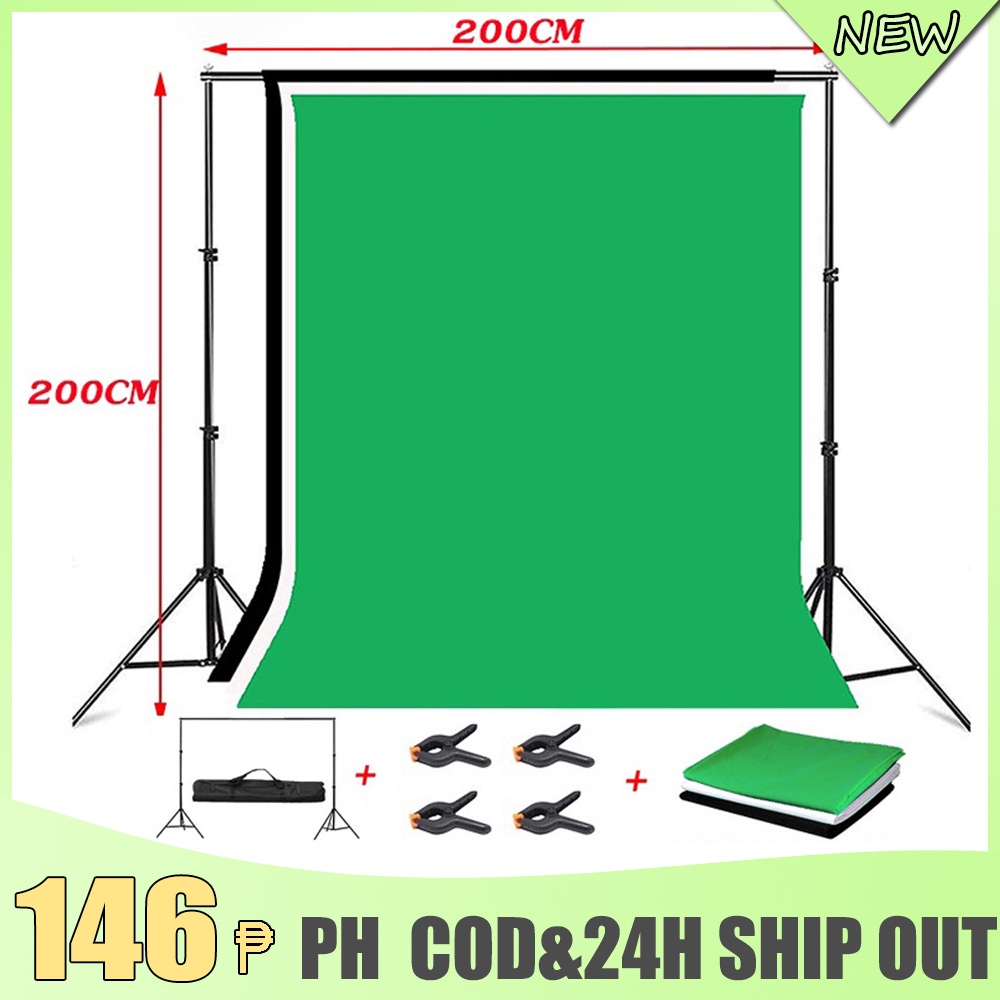 HYE 200cm x 200cm / 6ft x 6ft Heavy Duty Background Stand Background Support System Kit Portable #1