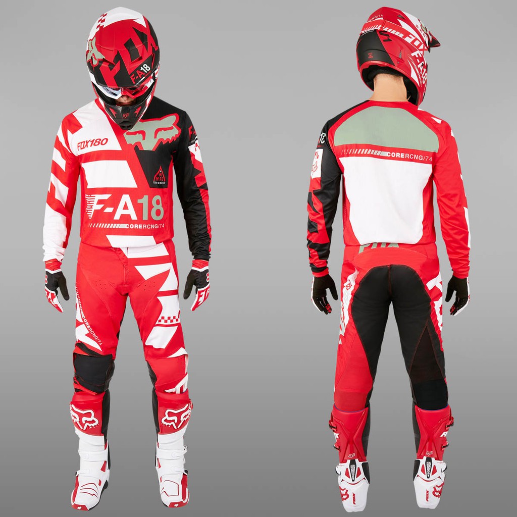 red motocross jersey