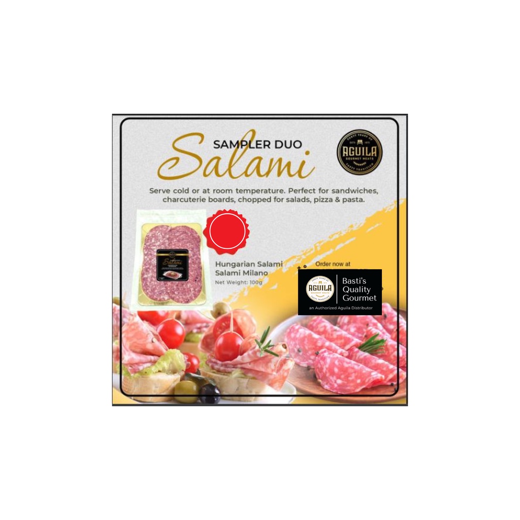 Aguila Premium Salami Duo Limited Edition 100g Shopee Philippines
