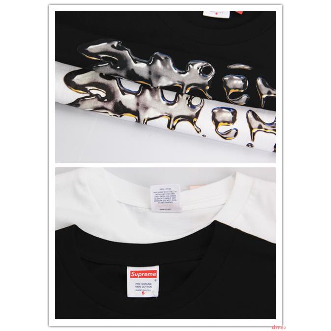 supreme liquid metal tee