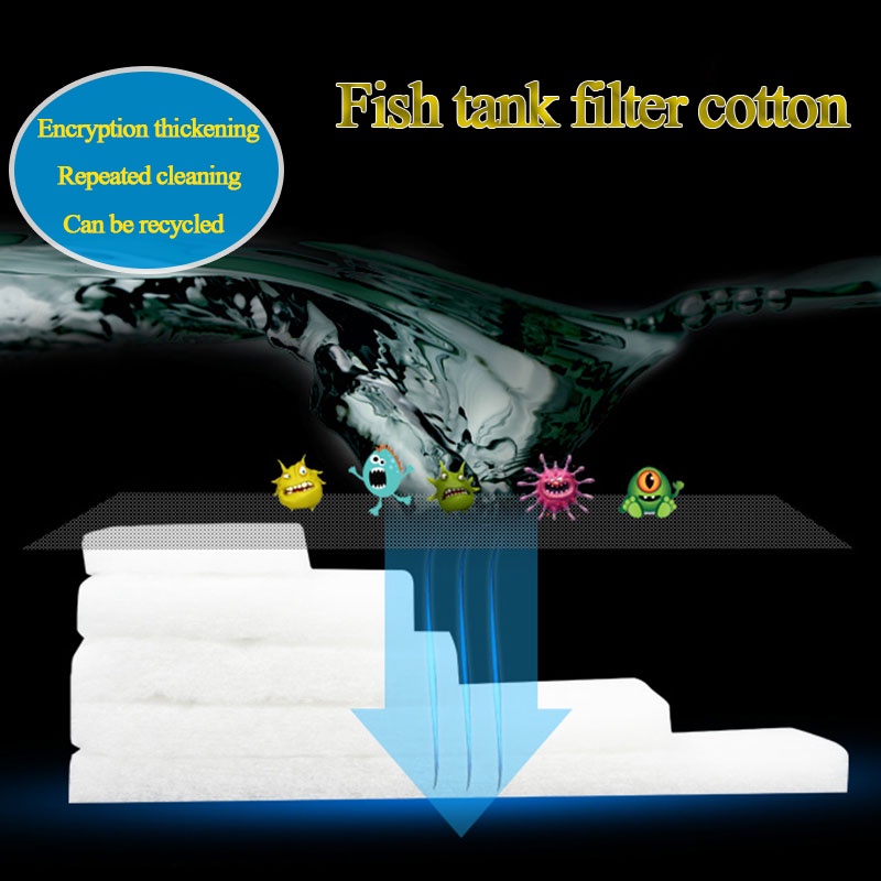 Reusable Aquarium Cotton Filter Media Aquarium Biomechanical Pre Filter