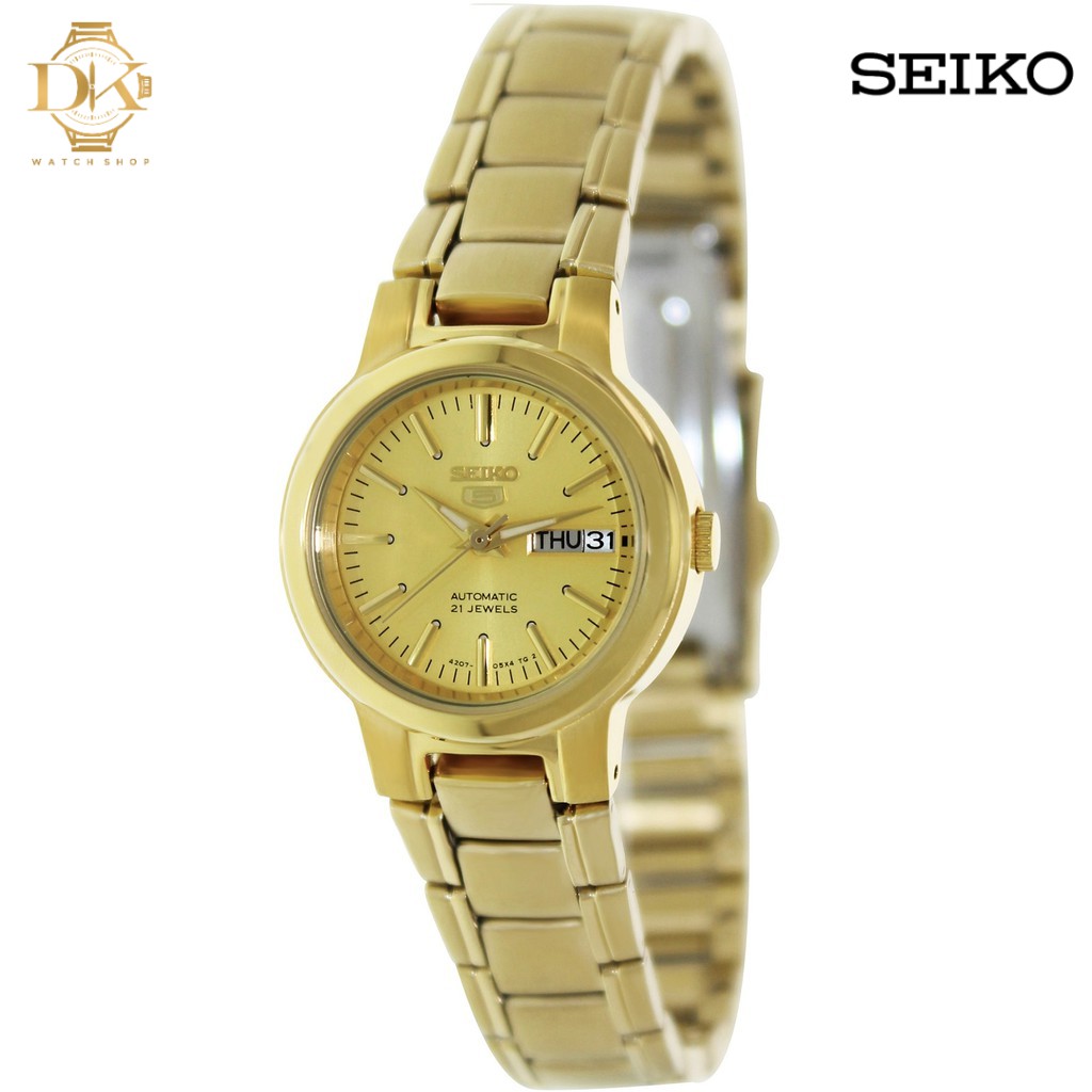 Seiko 5 Sport Automatic SYME46K1 Gold All Stainless Steel Women's Watch |  Shopee Philippines
