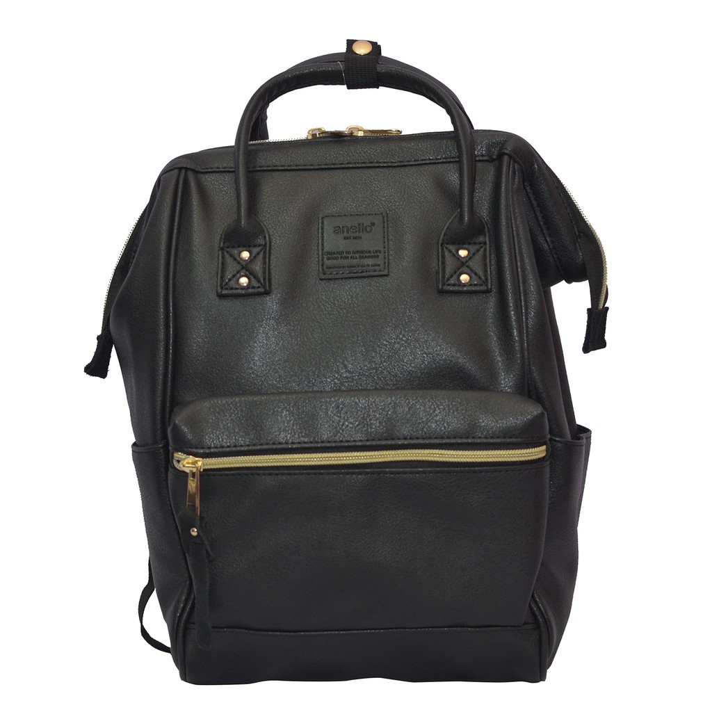 mini leather backpack