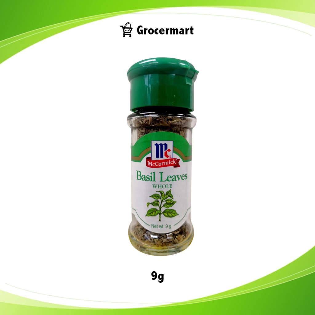 McCormick Basil Leaves Whole 9g Shopee Philippines