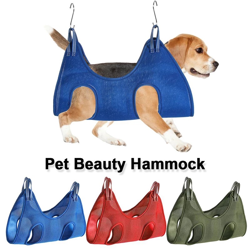 Pet Grooming Hammock Nail Trimming Dog Cat Fixed Noose Shower Puppy