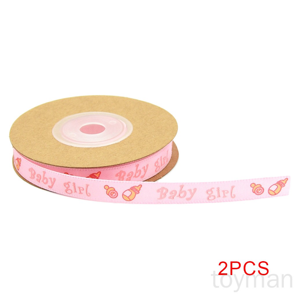 printed ribbons for baby shower