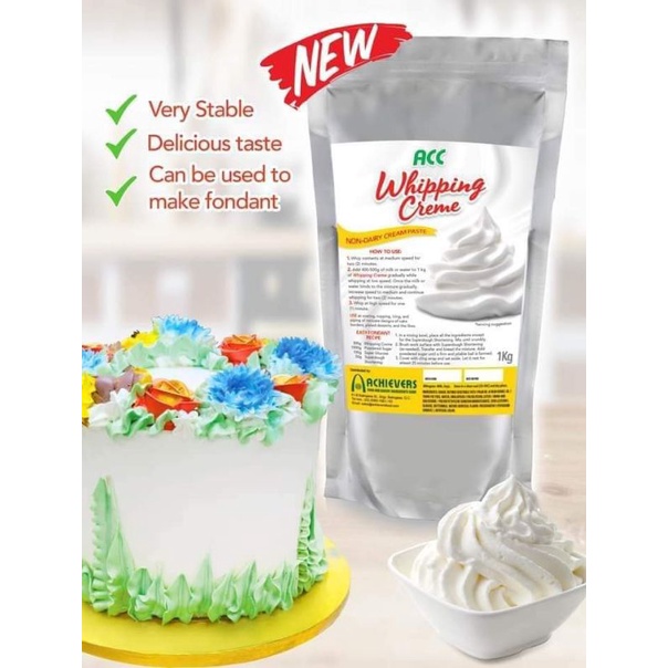 ACC Whipping Cream 1kg Exp Mar 2023 Shopee Philippines