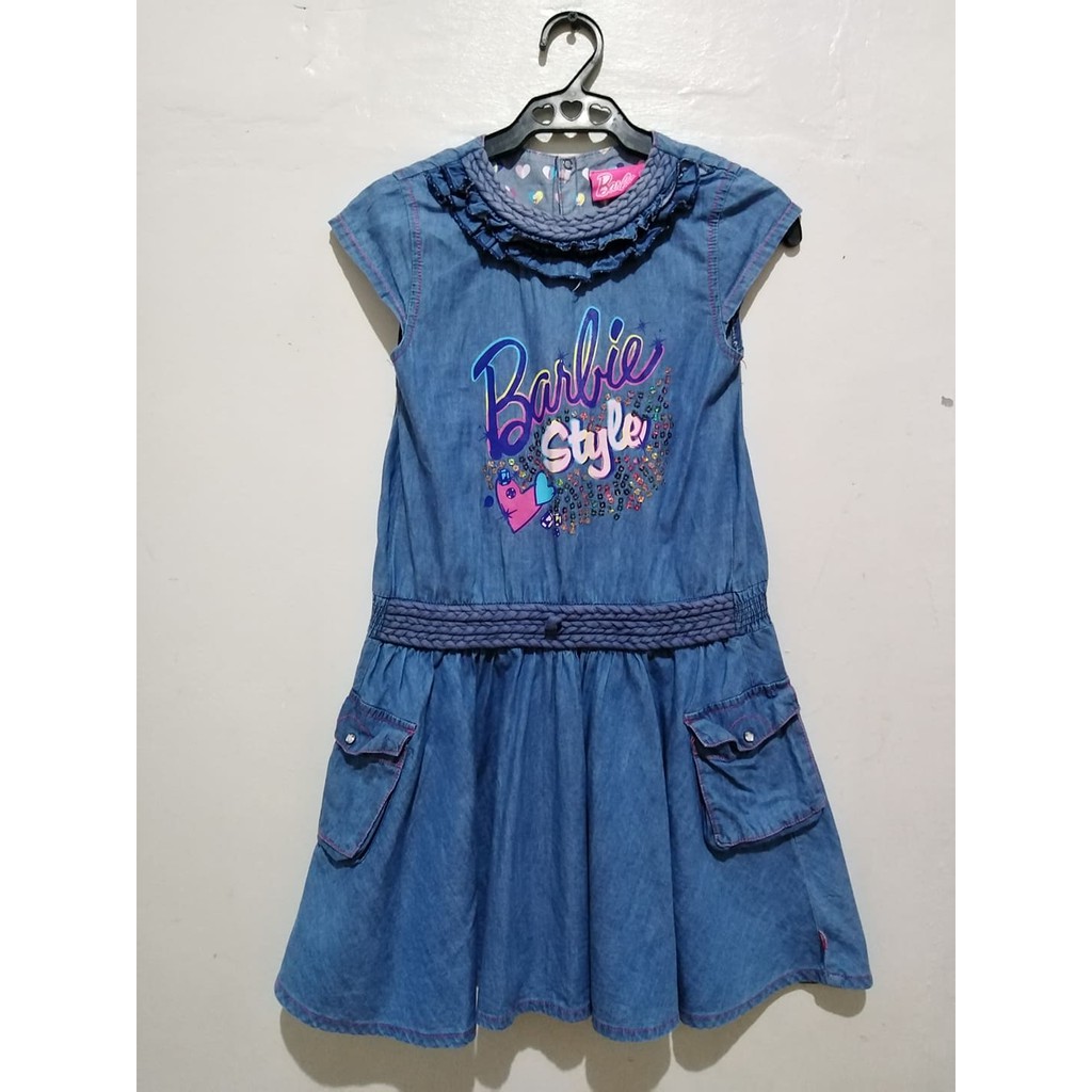 barbie denim dress