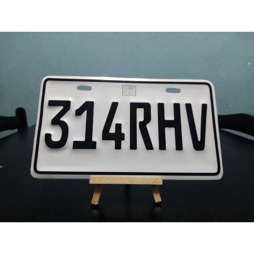 NEW LTO PLATE. TEMPORARY PLATE GALVANIZED METAL Shopee Philippines