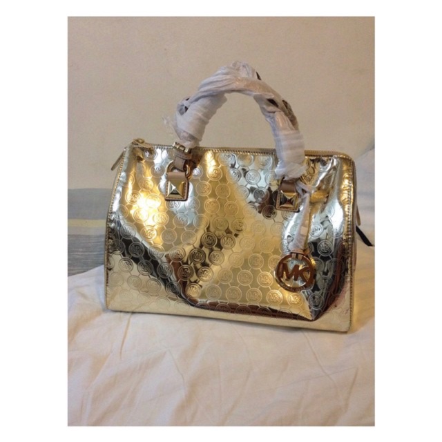 mk gold bag