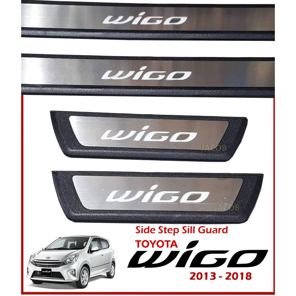 Toyota Wigo gen1 and gen2 2013-2022 Side Step Sill Scuff Plate | Shopee ...