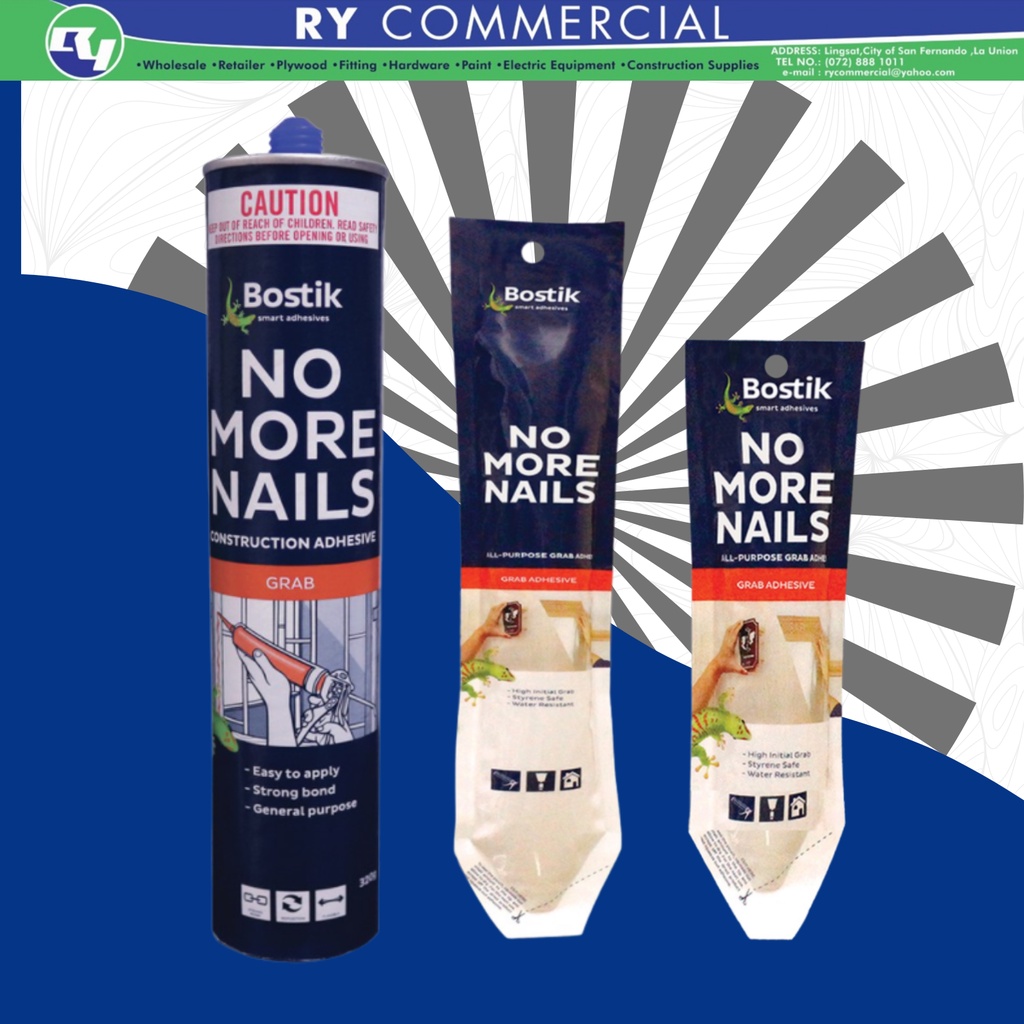 Bostik No More Nails Liquid Nail Construction Adhesive 3g 100g 30g 42