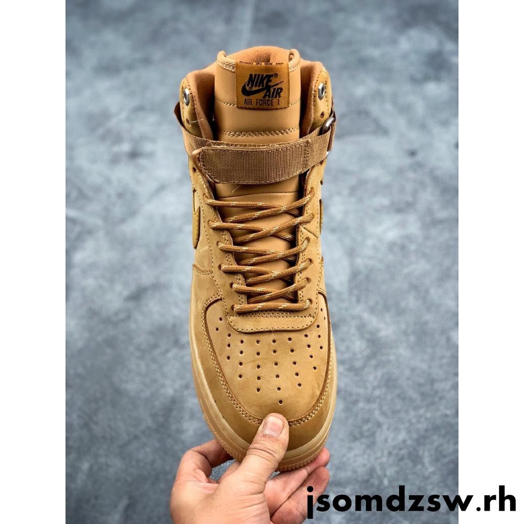 wheat low top air force ones