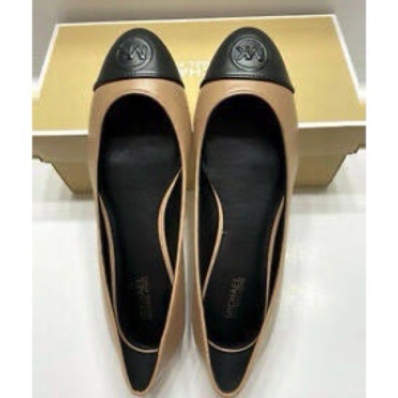 Authentic Michael Kors Dylan Ballet Flats, Toffee/ Black | Shopee  Philippines