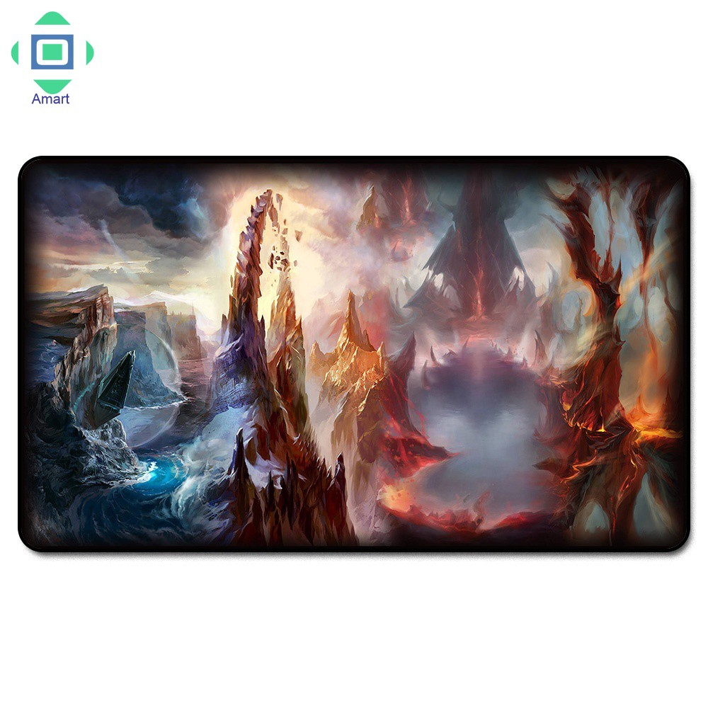 Magic Gathering Playmat,60*35*0.2CM Board Games Anime Play Mat,MTG