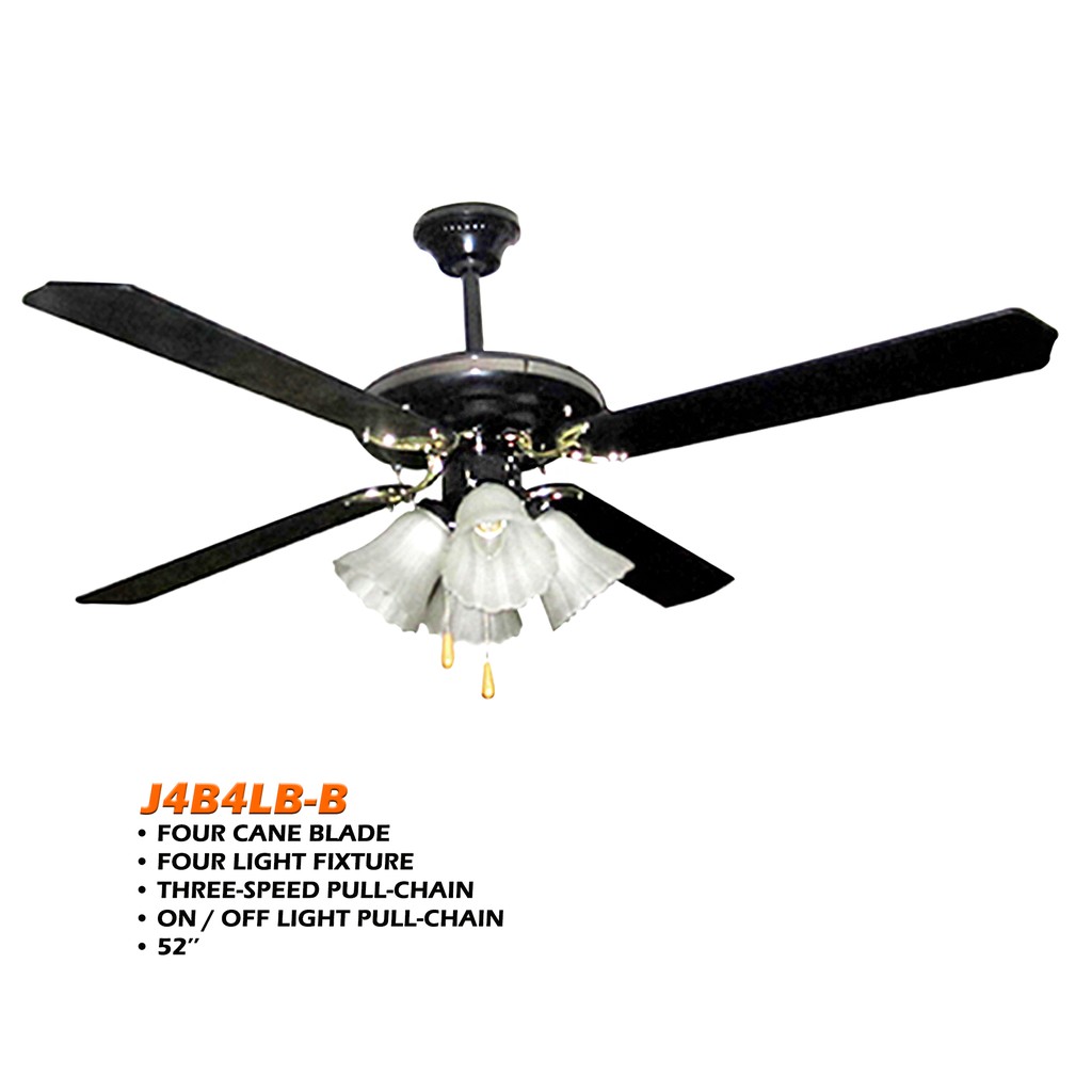 American Star Ceiling Fan 52 J4b4lb B Shopee Philippines