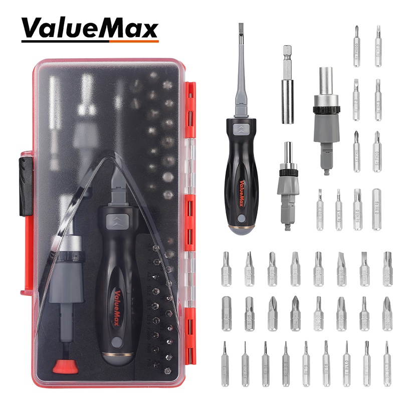 ValueMax 40pcs Ratchet Screwdriver Set Precision Screwdriver Bits Kit ...