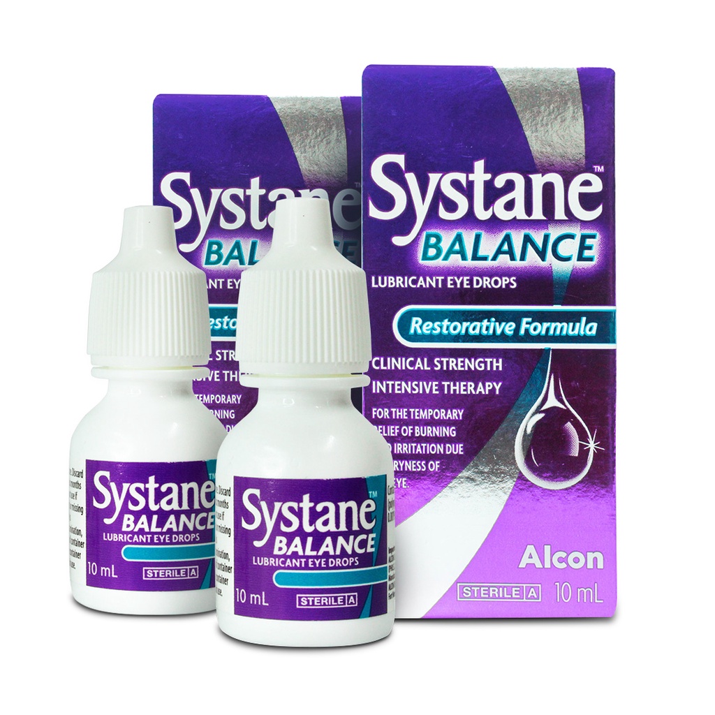 Alcon Systane Balance Lubricant Eye Drops 10Ml 2 boxes with 2 bottles |  Shopee Philippines