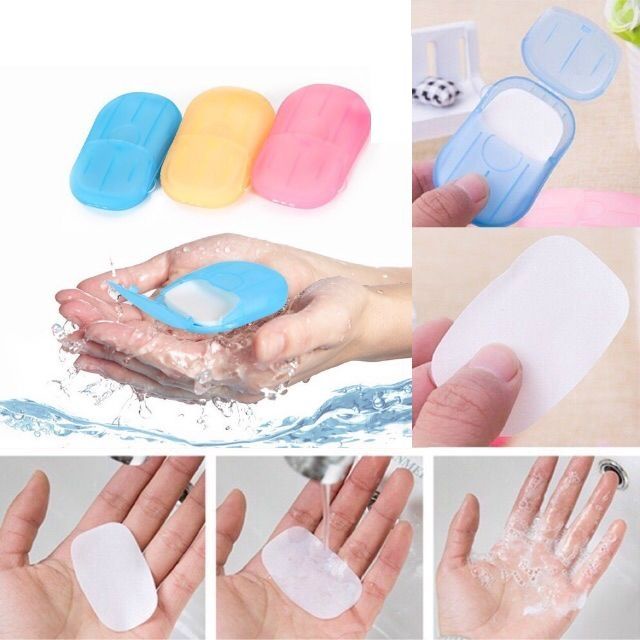 Travel Portable Anti-Bacterial Clean Paper Soap Box | Shopee Philippines