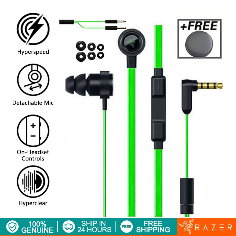 Razer Hammerhead Pro V2 Earphone For Phone 3 5mm Wired In Ear Bass Earbuds Gaming Headset Shopee Philippines