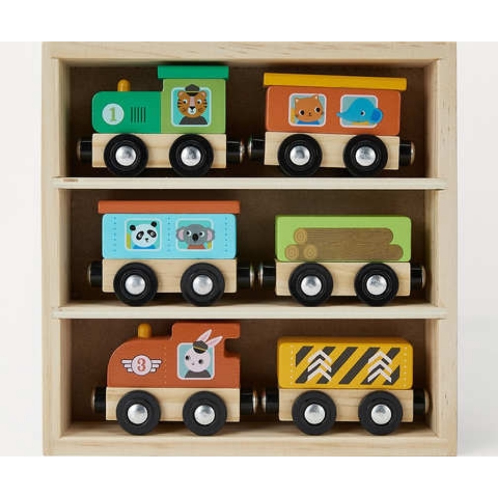 Anko Wooden Toy Train Gift Pack Shopee Philippines