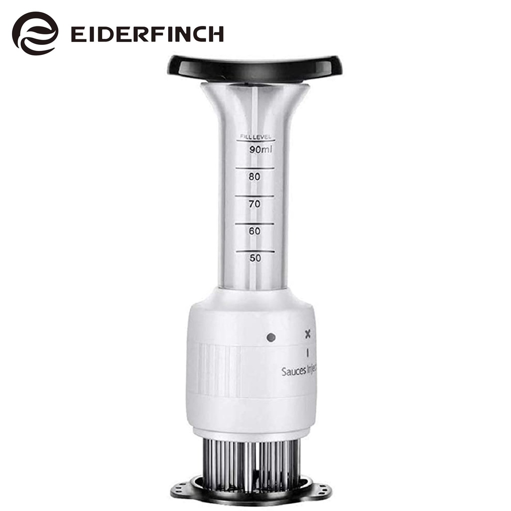 OMG_Shop Sauces Meat Injector Tenderizer Marinator with 30 Stainless Steel Needles for Softening Meat 