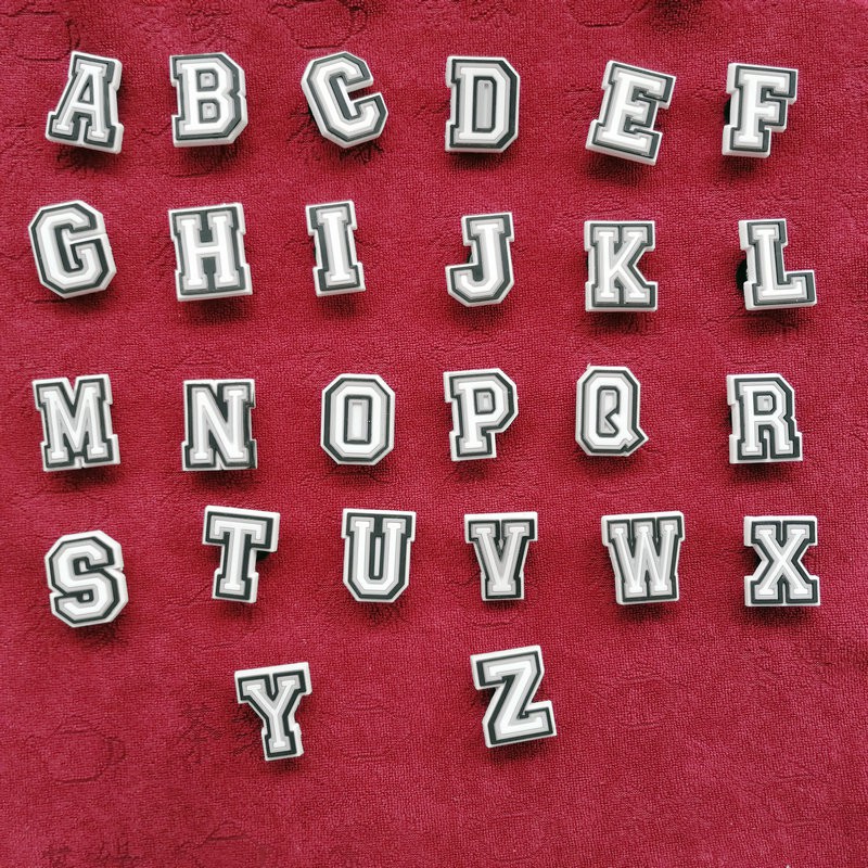 jibbitz crocs letters