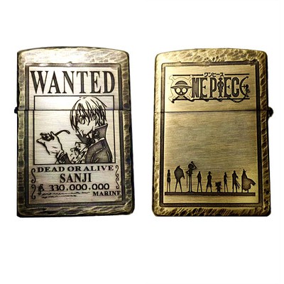 Zippo Lighter Pure Copper Armor One Piece Of Animation Custom Luffy Solon Female Emperor Male Retro Shopee Philippines