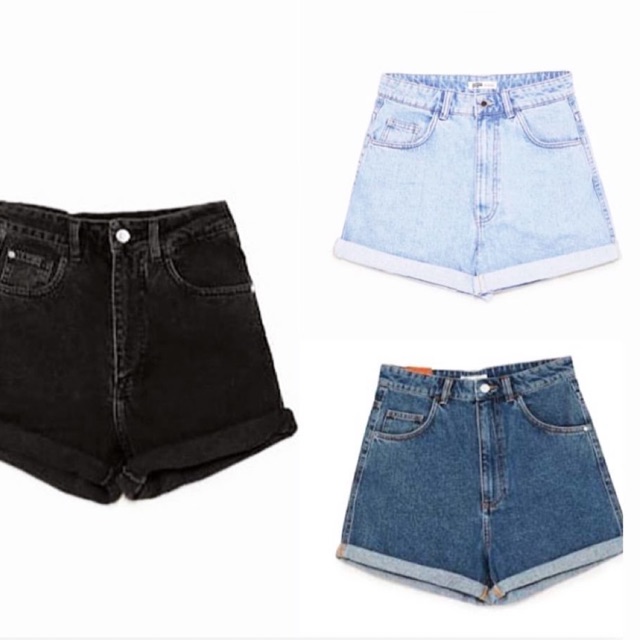 zara mom fit shorts