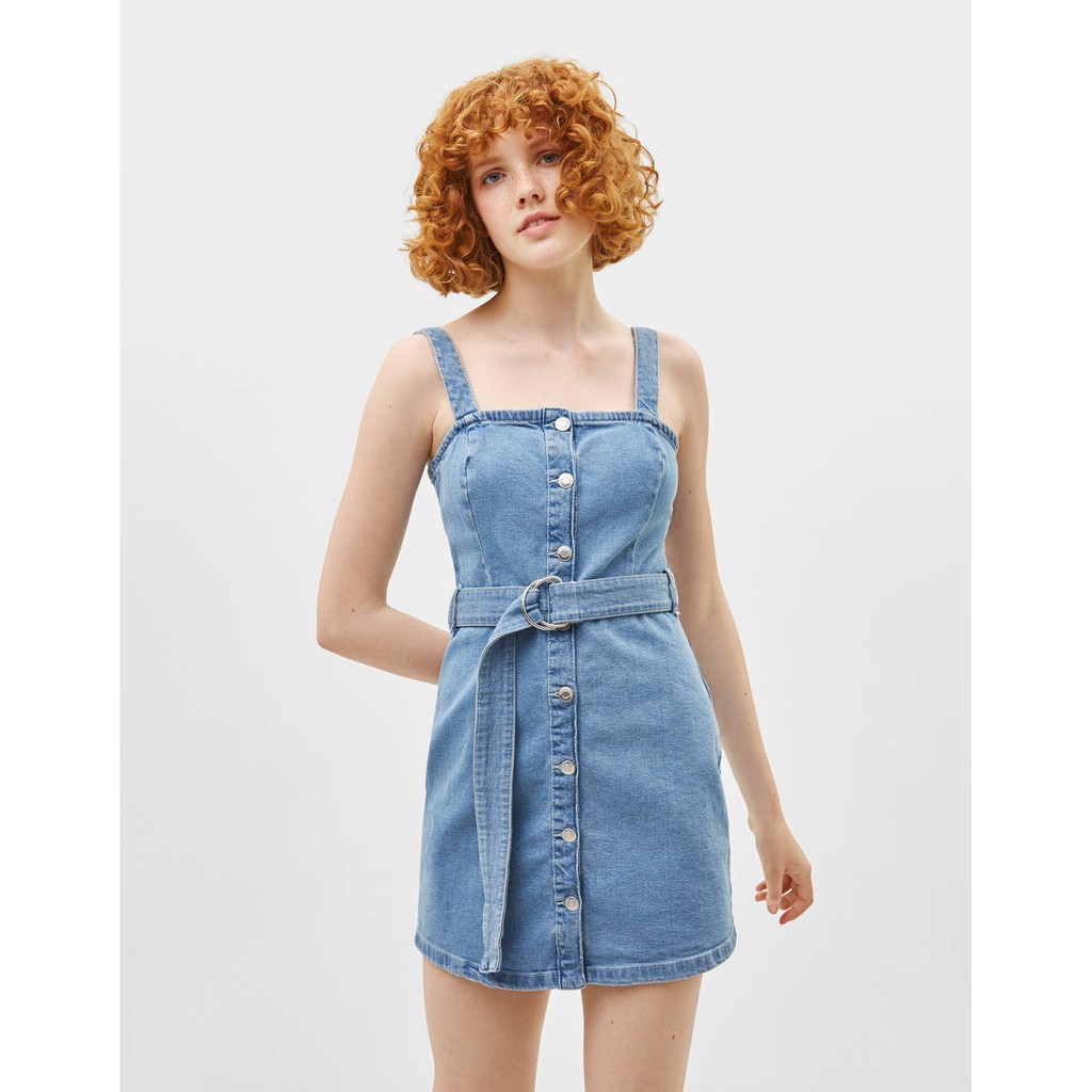 bershka denim dress