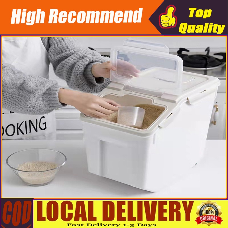 Storage Container Food Rice Airtight Keeper 15 Kg 25 Kg Big Dispenser Air Tight Container