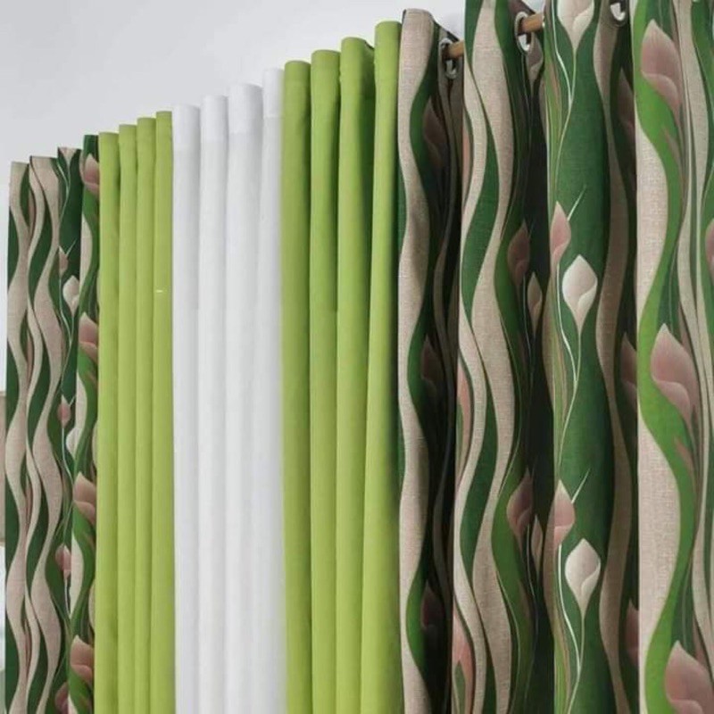 Quality 5&in1 Ring Curtain Set (7x5 ft) Shopee Philippines