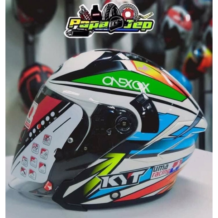 kyt half face helmet