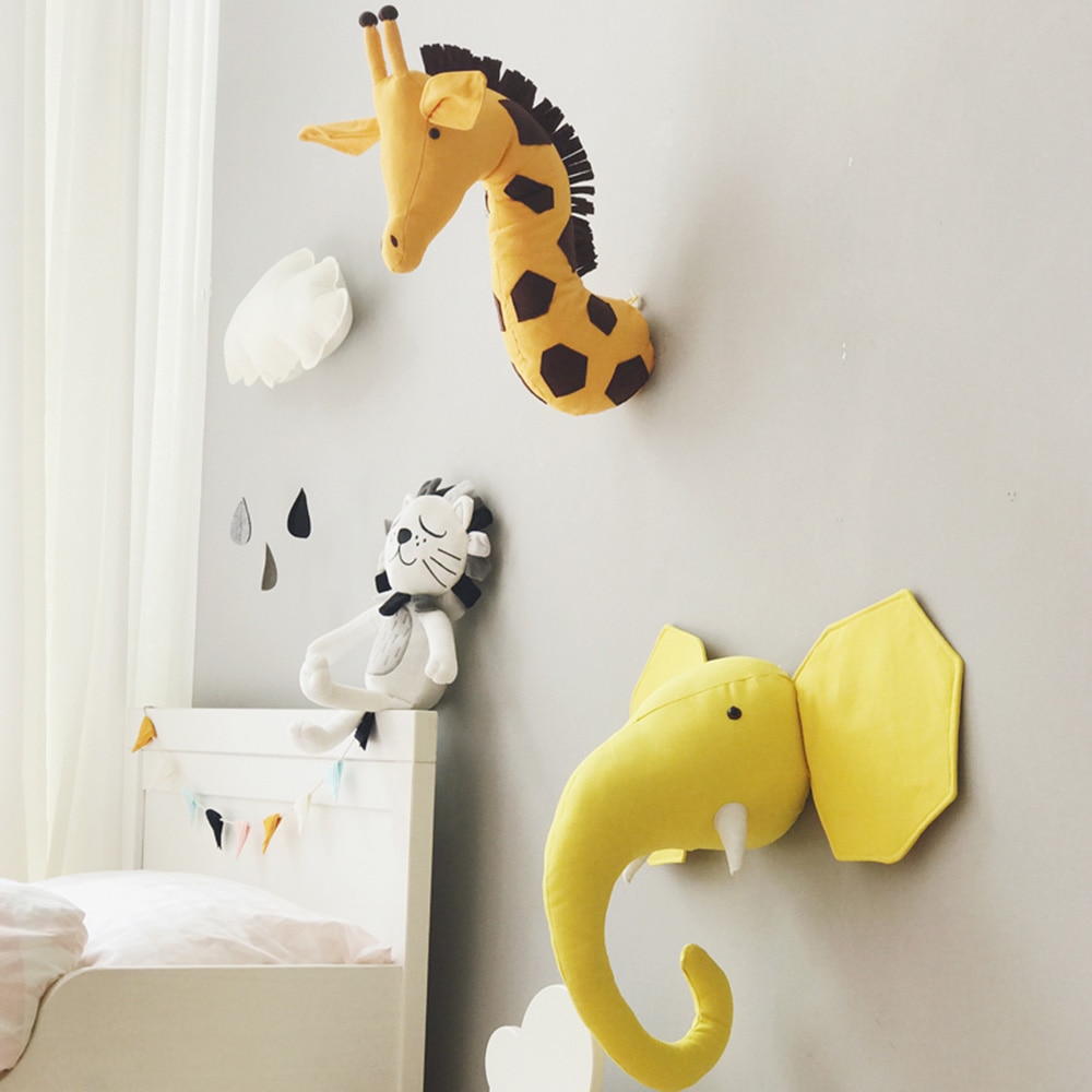 animal wall mount nursery