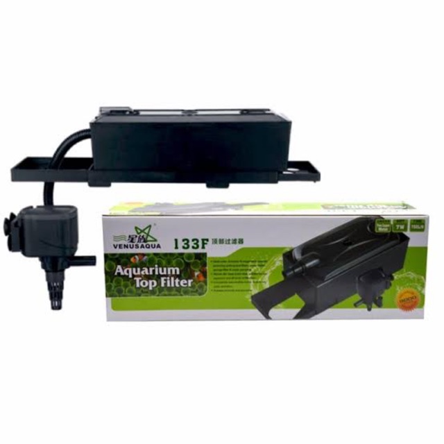 Overhead filter 7 watts aquarium top filter 2.5 to 20 gallons Shopee