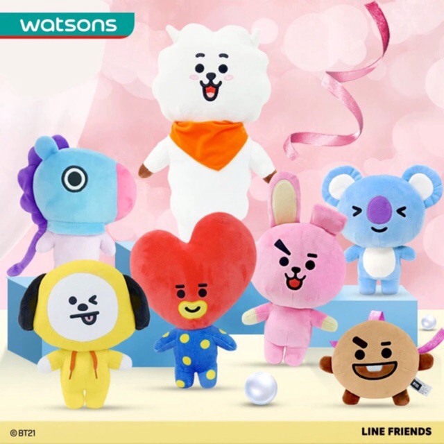 bt21 official plushies