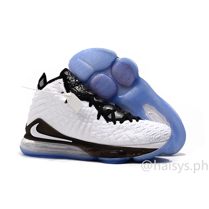 lebron james white and black shoes