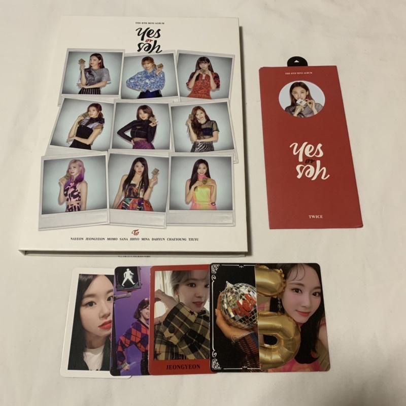 Twice Yes or Yes Unsealed Album Chaeyoung Jihyo Jeongyeon Tzuyu ...