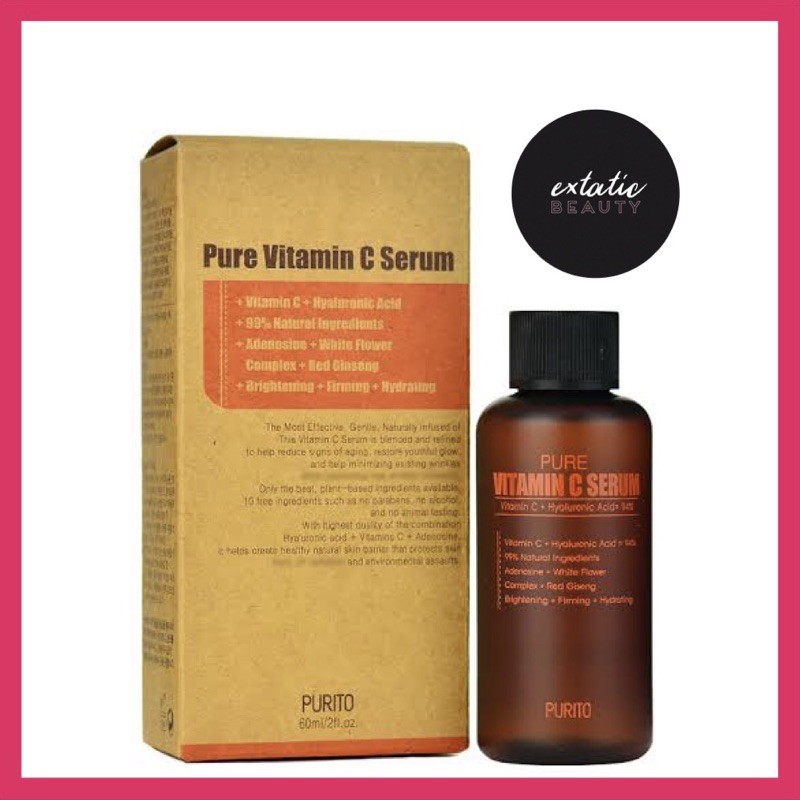 PURITO Pure Vitamin C Serum 60ml Shopee Philippines