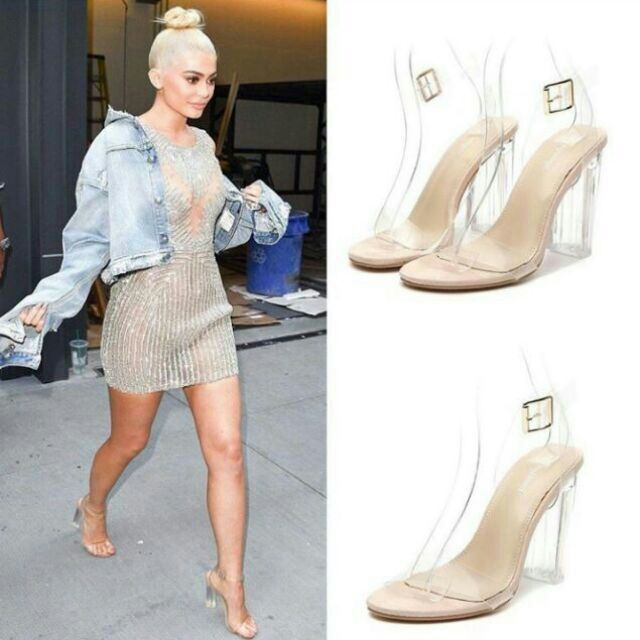 yeezy lucite heels