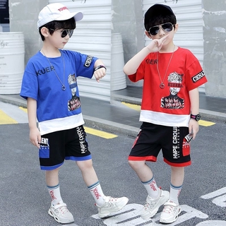 4 12y Large Size Kids Sportswear Boy Girl Clothing 2pcs Sets Shopee Philippines - 2 12y roblox clothing sets short pants tops 2pcs suit kids t shirts toddler boy summer clothes girls outfits tshirt shorts