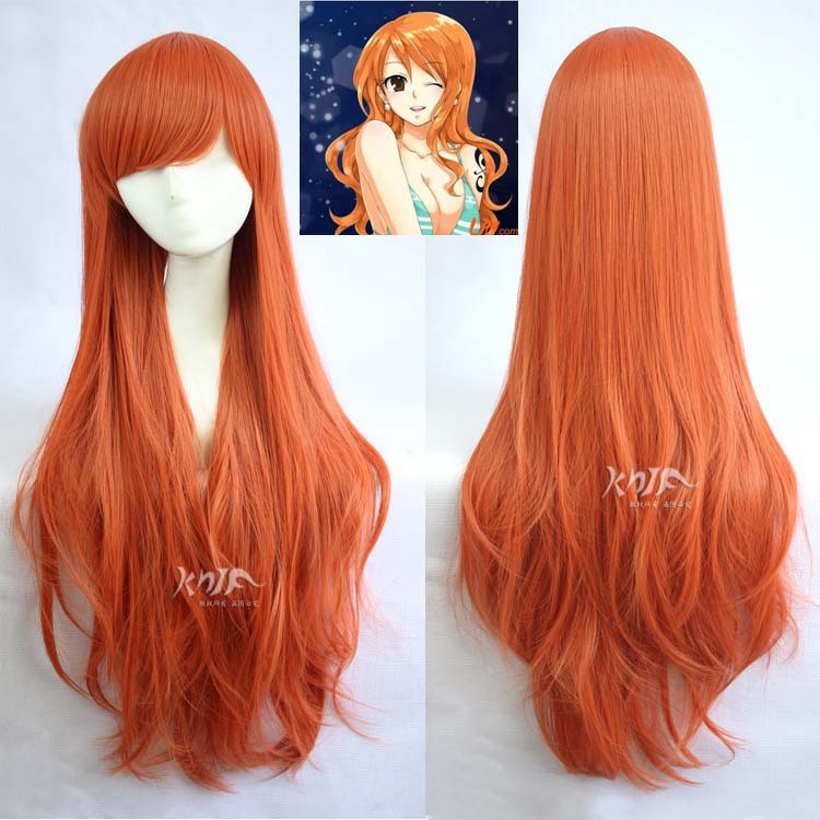 Kano One Piece 2 Years Later Nami Orange Long Straight Hair