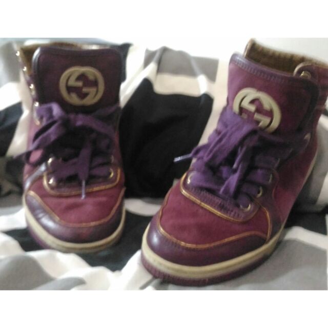 purple gucci sneakers